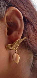 Bird shape earrings in Germany