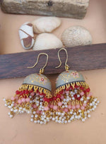 Premium Quality Meenakari Work Bead Latkan Light Weight Jhumki in Germany