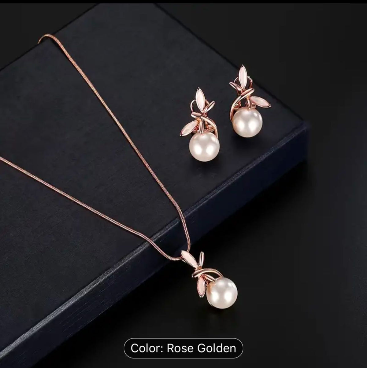 Pearl Necklace Earrings Set in Germany