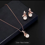 Pearl Necklace Earrings Set in Germany