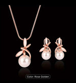 Pearl Necklace Earrings Set in Germany