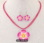 Polymer Clay Flower Necklace Sets with Dangle Earing Women Girl in Berlin