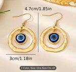Blue Evil Eye Earrings in Berlin