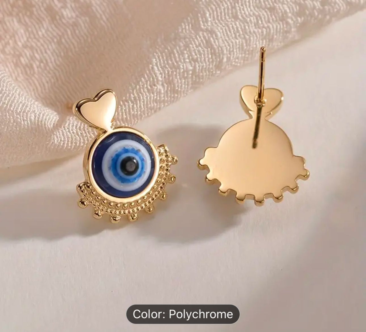 Blue Evil Eye Earrings in Germany