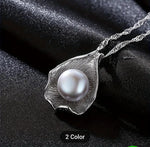 Sterling Silver Shell Pearl Pendant Necklace For Women in Germany
