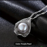 Sterling Silver Shell Pearl Pendant Necklace For Women in Germany