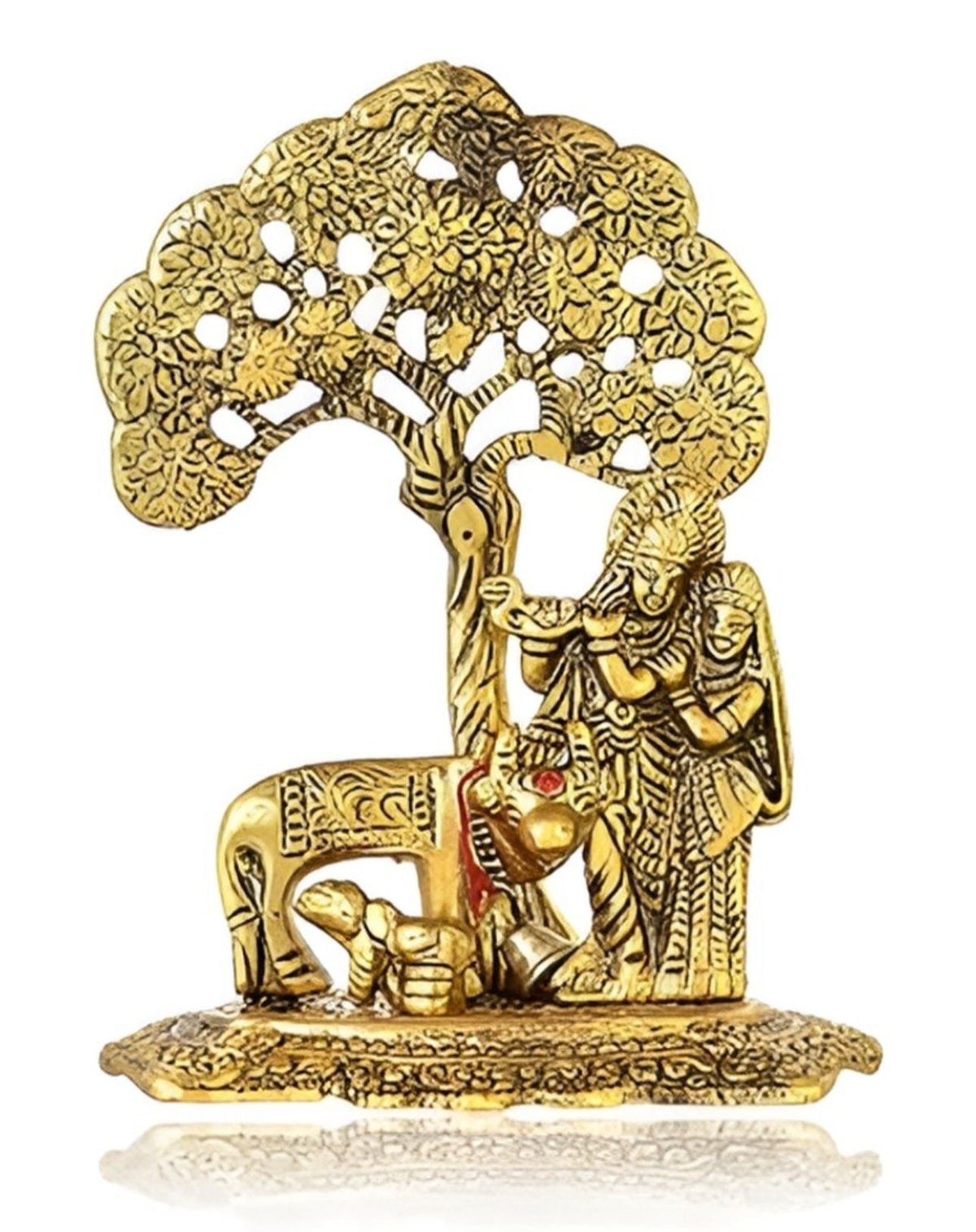 Gold-Toned & Black Metal Religious Idol Showpiece in Germany