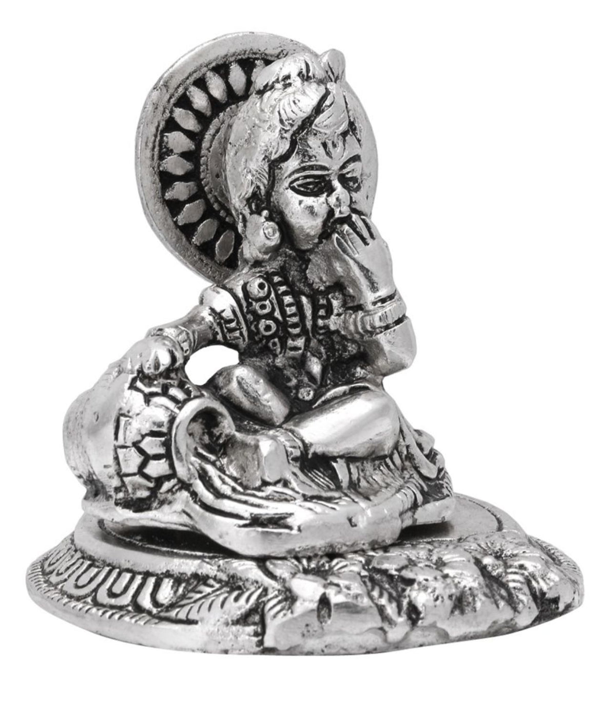 Antique Silver-Toned Bal Gopal Krishna Idol Showpiece in Munich