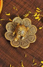 Gold-Toned Tortoise Fengshui Showpiece in Germany