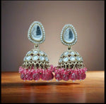 Silver Plated Alloy Jhumki Earring in Berlin