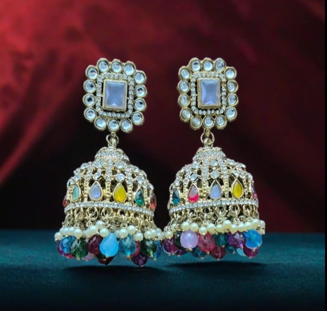 Traditional Indian Jhumka Earrings for Women in Berlin