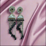 Premium Unique Mirror And Beads Jhumki Earrings in Germany Namma Markt