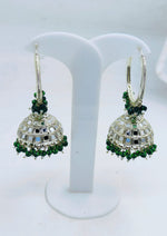 Beaded Textured Round Shaped Jhumkas Earrings for Women in Germany