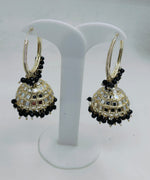 Beaded Textured Round Shaped Jhumkas Earrings for Women in Germany