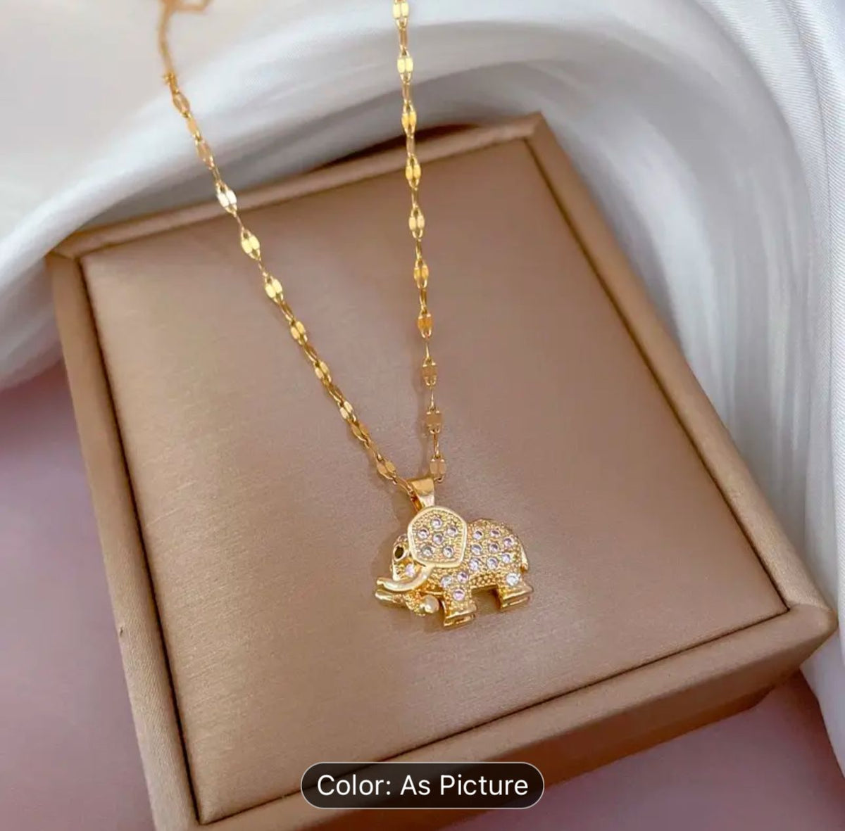Stainless Steel Elephant Gold-Plated Chain in Germany