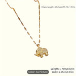 Stainless Steel Elephant Gold-Plated Chain in Germany