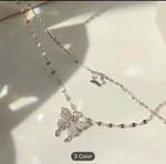 Butterfly Necklace, Ladies Exquisite Double-layer Clavicle Chain Necklace Jewelry in Berlin