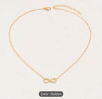 Stainless Steel Jewelry Infinity Pendant Choker Necklaces for Women in Germany