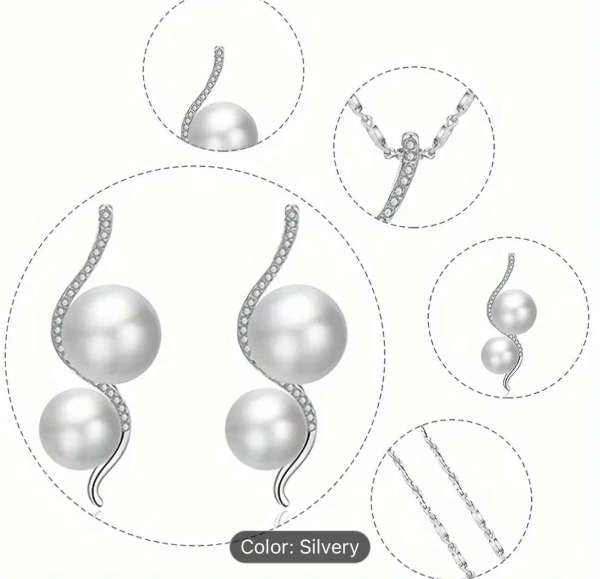 Trendy Fashion Pendant Set with Chain