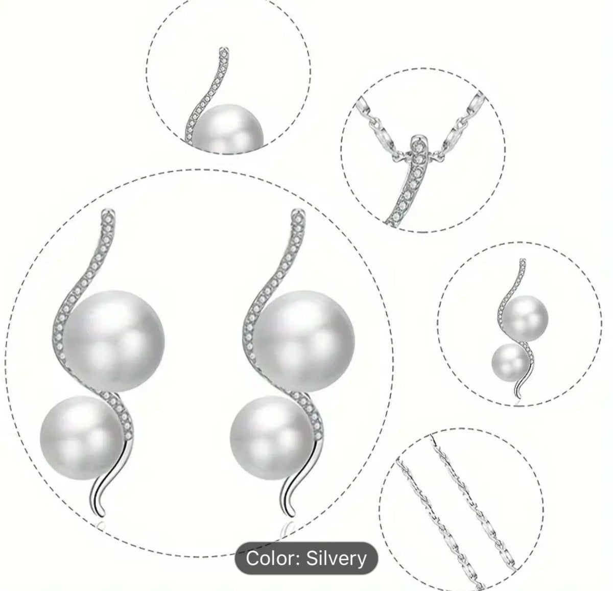 Trendy Fashion Pendant Set with Chain