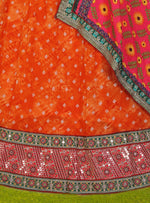 Woven Lehenga Choli Set with Dupatta in Germany
