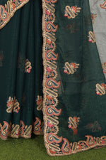 Trendy Embroidered Organza Saree in Germany