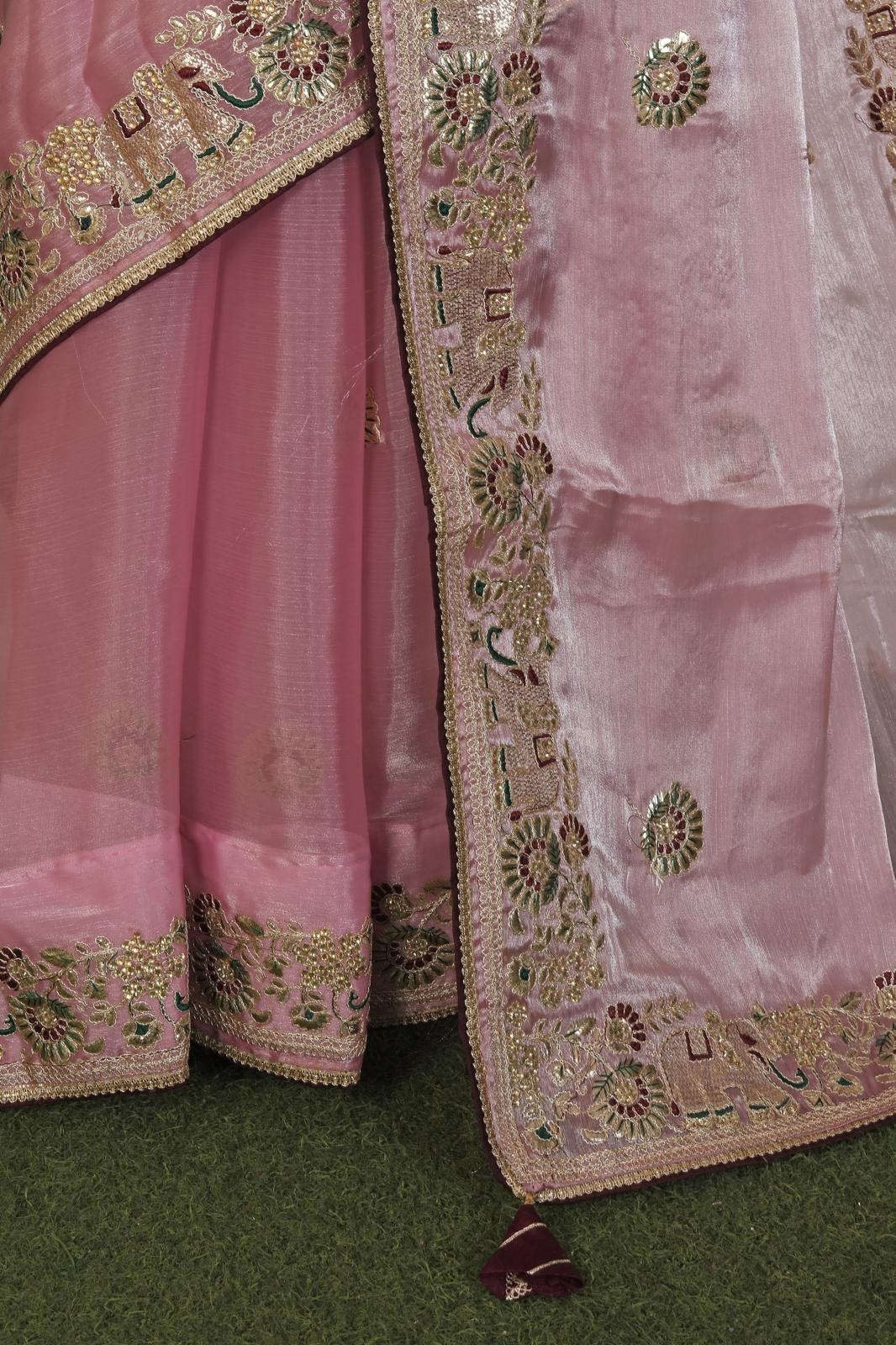Unique Embroidered Organza Saree in Berlin Namma Markt