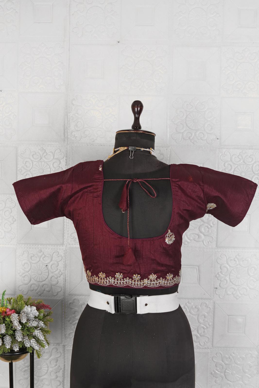 Beautiful Organza saree with stitched blouse in Munich