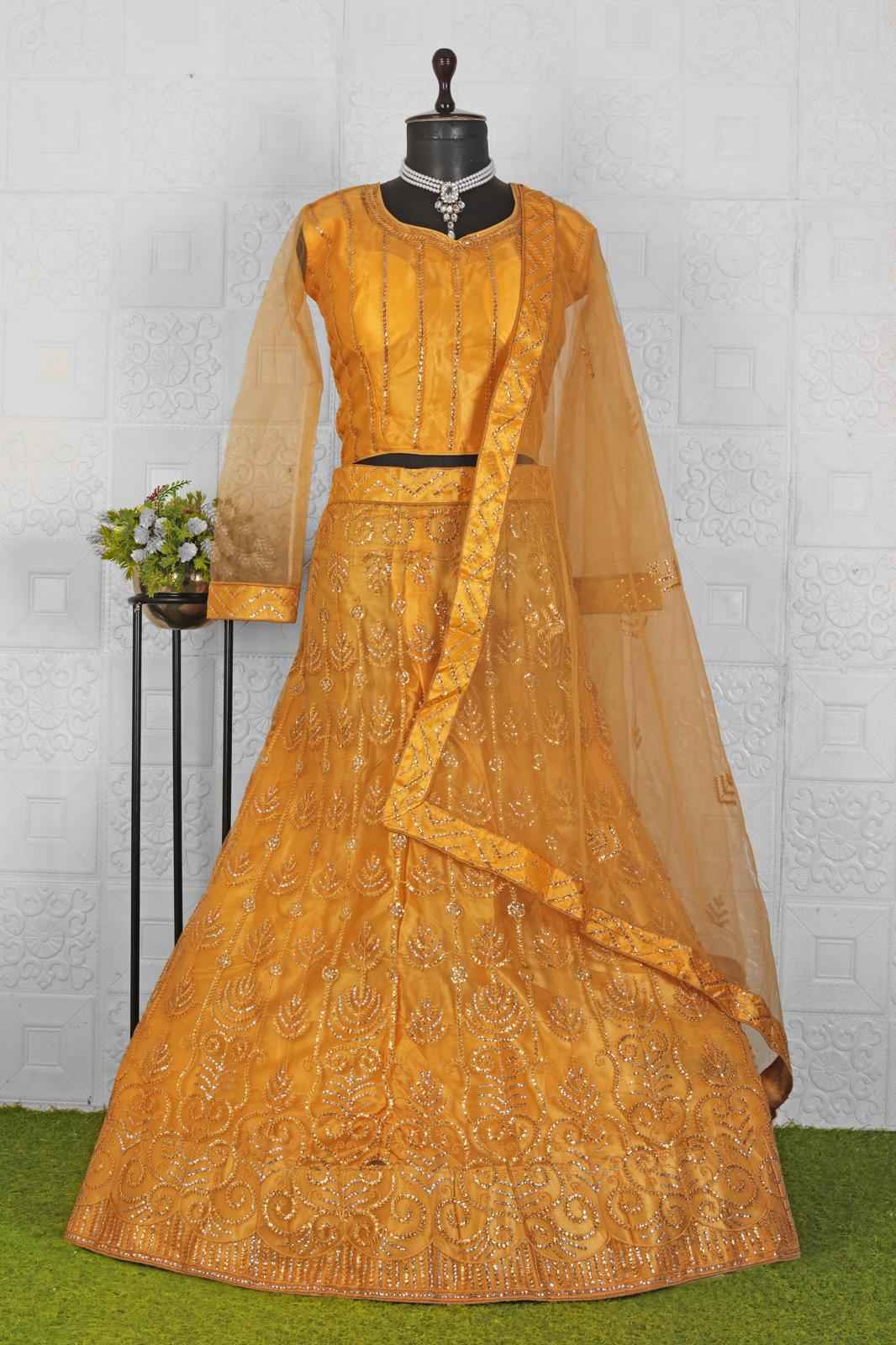 Beautiful Embroided net Lehanga in Munich