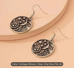 Ruby Drop Dangle Earrings Silver Teardrop Vintage Earrings in Germany