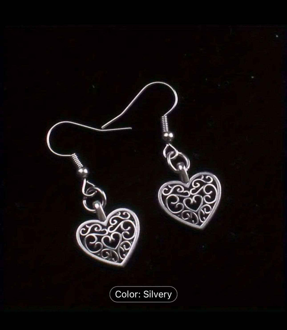Filigree Heart Earrings in Germany