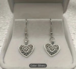 Filigree Heart Earrings in Germany