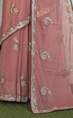 Chiffon Beautiful Embroided Saree in Germany