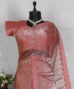 Beautiful Organza saree with stitched blouse in Munich
