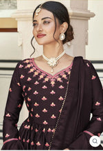Chinnon with heavy Embroidery Suit Set In Germany