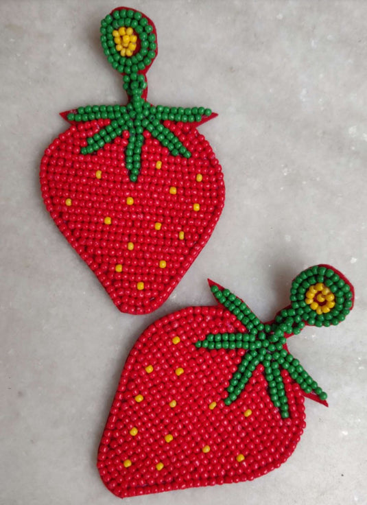 Cute Fruit Lemon Strawberry Watermelon Stud dangle Earrings in Germany