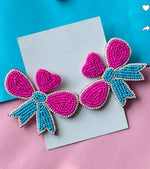 BOW PINK BLUE earrings in Berlin