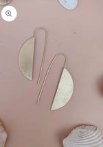 Brass handmade Anti Tarnish gold plated design lightweight earring in Germany