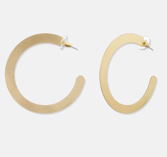 Gold Plated Partywear Lightweight Brass Earring in Berlin