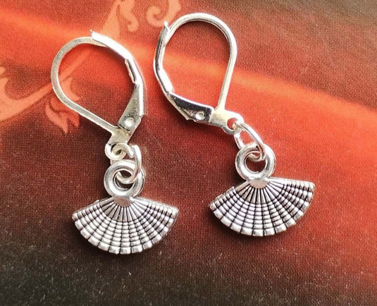 Shape Charming Silver Charm Hoop Earrings in Berlin