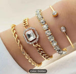 Gold-plated layered Chain Bracelet in Germany