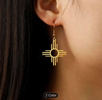 Sun Dangle Earrings Stainless Steel Gold Color Women Earrings in Germany Namma Markt