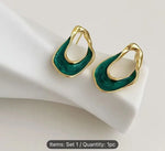 Twisted Oval Hoop Earrings in Germany