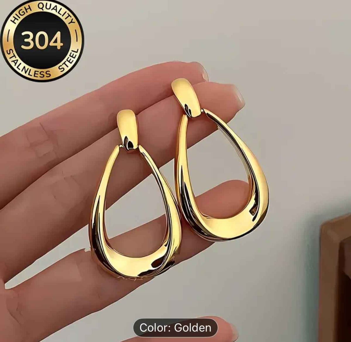 Fash Flow Vintage Hollow Water Korean Earrings in Germany