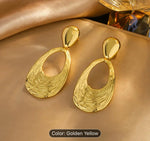Gold Drop Dangle Earrings in Munich