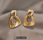 Modern Geometric Drop Earrings in Berlin