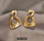 Modern Geometric Drop Earrings in Berlin