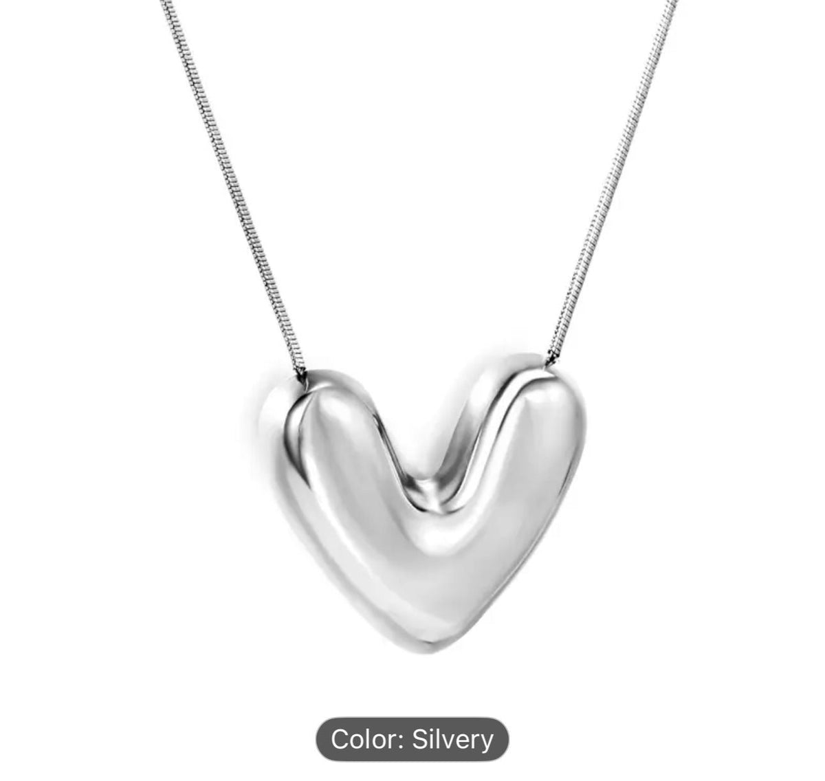 Cute Cubic Heart Pendant Necklace for woman in Germany