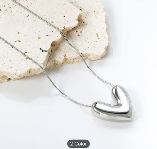 Cute Cubic Heart Pendant Necklace for woman in Germany