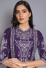 Deep Purple Printed kurta in Munich